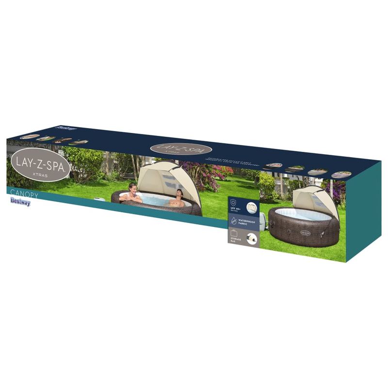 Casa si Gradina - Gradina si terasa - Piscine si accesorii - Accesorii piscine - Bestway Copertina de spa Lay-Z-Spa, 183 x 94 x 109 cm - Infinity.ro