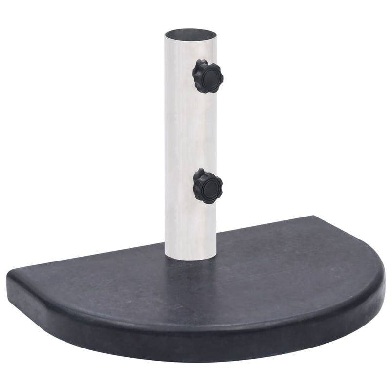 Casa si Gradina - Gradina si terasa - Umbrele si pavilioane - Umbrele - Suport pentru umbrela, negru, 40x28x4 cm, granit - Infinity.ro