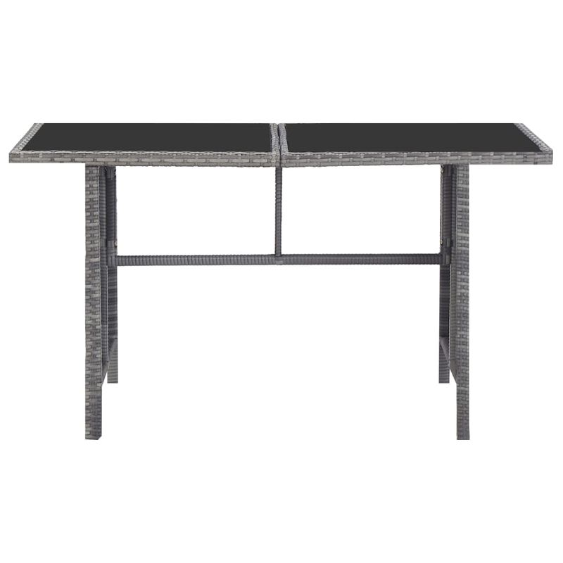Casa si Gradina/Gradina si terasa/Mobilier exterior/Seturi mobila gradina - Set mobilier de exterior cu perne, 5 piese, gri, poliratan - Infinity.ro