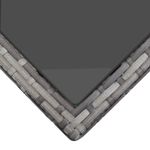 Casa si Gradina/Gradina si terasa/Mobilier exterior/Seturi mobila gradina - Set mobilier de exterior cu perne, 5 piese, gri, poliratan - Infinity.ro