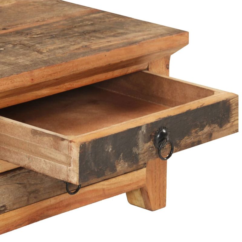 Casa si Gradina - Mobilier - Mese si birouri - Masute de cafea - Masa de cafea, 90 x 50 x 31 cm, lemn masiv reciclat - Infinity.ro