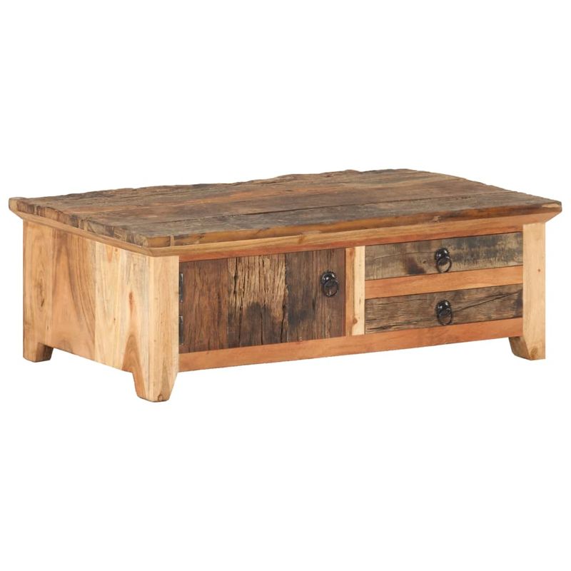 Casa si Gradina - Mobilier - Mese si birouri - Masute de cafea - Masa de cafea, 90 x 50 x 31 cm, lemn masiv reciclat - Infinity.ro