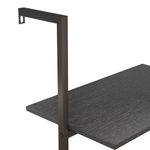 Casa si Gradina - Mobilier - Biblioteci si rafturi - Biblioteci - Raft sprijinit, cu 4 niveluri, negru, 64x35x152,5 cm - Infinity.ro