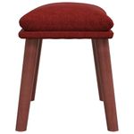 Casa si Gradina - Mobilier - Scaune si fotolii - Tabureti - Taburet, rosu vin, 45x29,5x35 cm, material textil - Infinity.ro