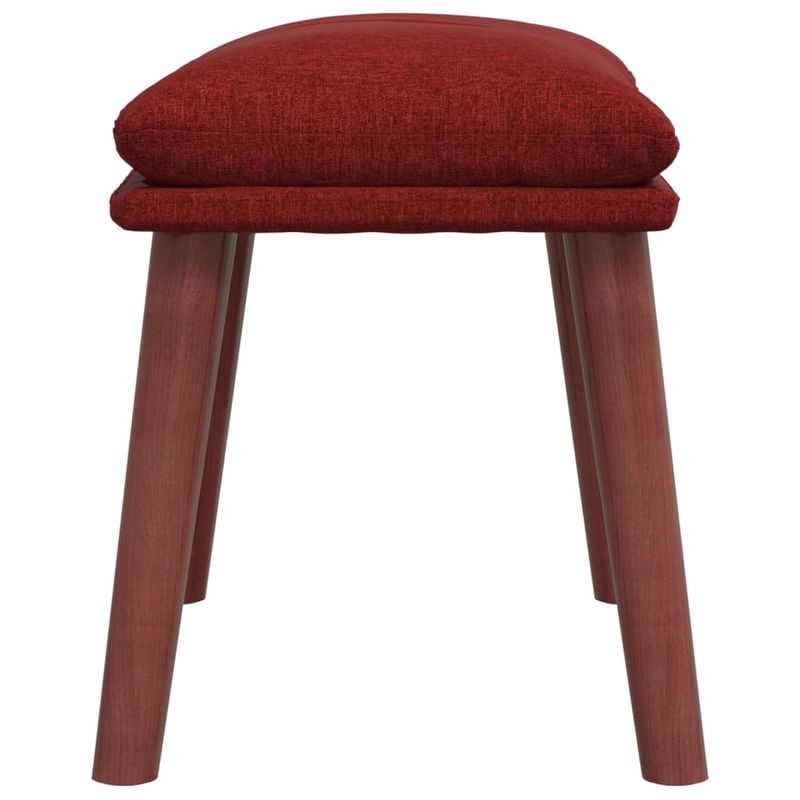 Casa si Gradina - Mobilier - Scaune si fotolii - Tabureti - Taburet, rosu vin, 45x29,5x35 cm, material textil - Infinity.ro