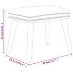 Casa si Gradina - Mobilier - Scaune si fotolii - Tabureti - Taburet, rosu vin, 45x29,5x35 cm, material textil - Infinity.ro