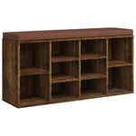 Casa si Gradina - Mobilier - Canapele si coltare - Banchete - Banca pentru pantofi stejar fumuriu 103x30x48 cm lemn prelucrat - Infinity.ro