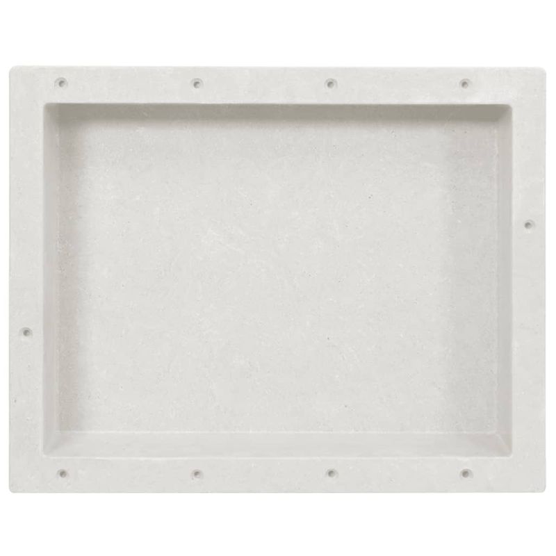 Casa si Gradina - Mobilier - Mobilier baie - Etajere baie - Nisa de dus, alb mat, 41x51x10 cm - Infinity.ro
