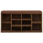 Casa si Gradina - Mobilier - Canapele si coltare - Banchete - Banca pentru pantofi stejar fumuriu 103x30x48 cm lemn prelucrat - Infinity.ro