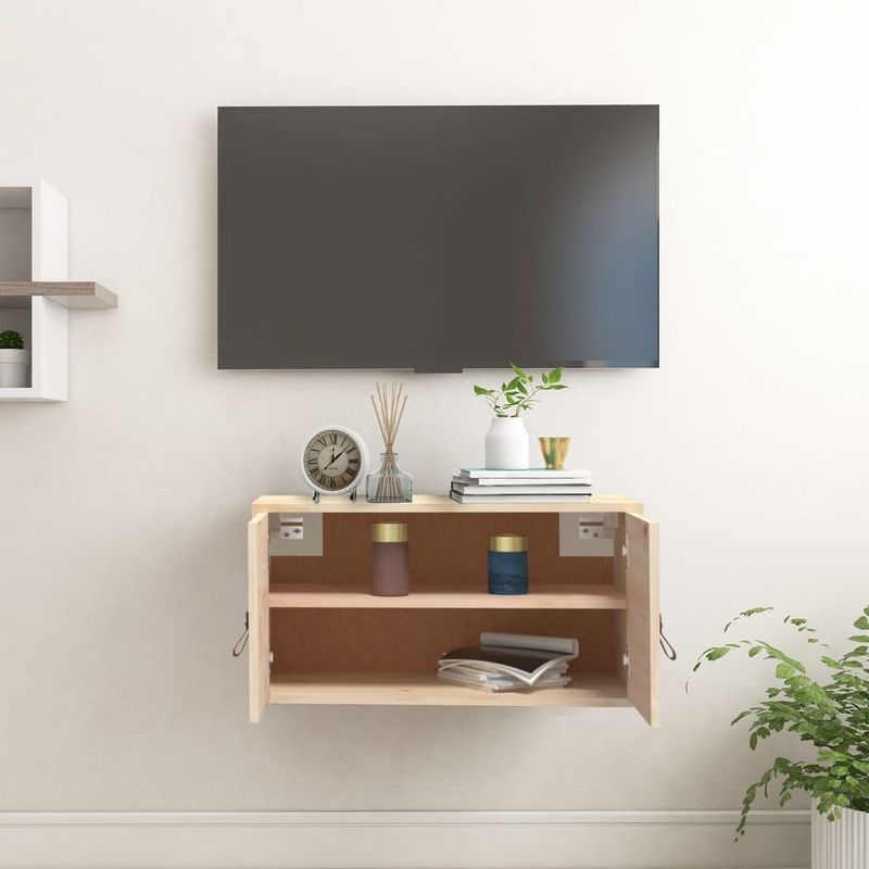 Casa si Gradina - Mobilier - Biblioteci si rafturi - Rafturi - Dulap de perete, 60x30x30 cm, lemn masiv de pin - Infinity.ro