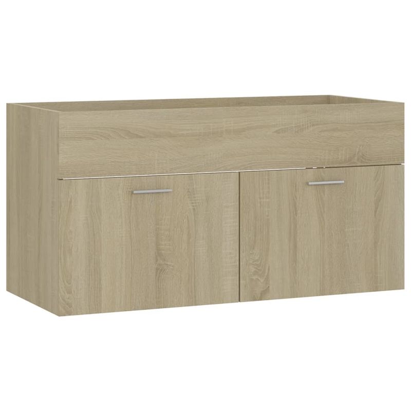Casa si Gradina - Mobilier - Mobilier baie - Comode baie - Dulap cu chiuveta incorporata, stejar sonoma, lemn prelucrat - Infinity.ro