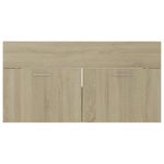 Casa si Gradina - Mobilier - Mobilier baie - Comode baie - Dulap cu chiuveta incorporata, stejar sonoma, lemn prelucrat - Infinity.ro
