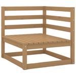Casa si Gradina - Gradina si terasa - Mobilier exterior - Seturi mobila gradina - Set mobilier de gradina, 9 piese, maro miere, lemn masiv de pin - Infinity.ro