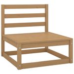 Casa si Gradina - Gradina si terasa - Mobilier exterior - Seturi mobila gradina - Set mobilier de gradina, 9 piese, maro miere, lemn masiv de pin - Infinity.ro