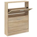 Casa si Gradina - Mobilier - Organizare si depozitare - Organizator incaltaminte - Pantofar, stejar, 59x17x81 cm, lemn prelucrat - Infinity.ro