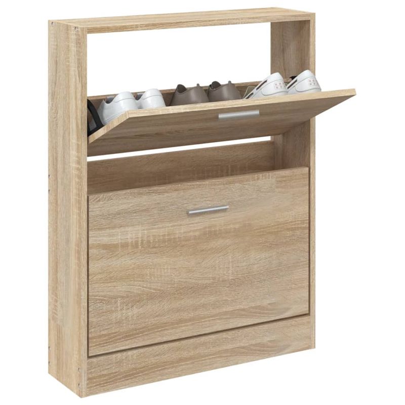 Casa si Gradina - Mobilier - Organizare si depozitare - Organizator incaltaminte - Pantofar, stejar, 59x17x81 cm, lemn prelucrat - Infinity.ro