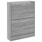 Casa si Gradina - Mobilier - Organizare si depozitare - Organizator incaltaminte - Pantofar, gri sonoma, 59x17x81 cm, lemn prelucrat - Infinity.ro
