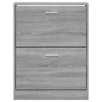 Casa si Gradina - Mobilier - Organizare si depozitare - Organizator incaltaminte - Pantofar, gri sonoma, 59x17x81 cm, lemn prelucrat - Infinity.ro