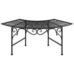 Casa si Gradina - Gradina si terasa - Mobilier exterior - Bancute de gradina - Banca de copac, negru, 113 cm, otel - Infinity.ro