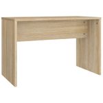 Casa si Gradina - Mobilier - Comode si corpuri - Masute de toaleta - Set de masuta de toaleta cu LED, stejar sonoma, lemn prelucrat - Infinity.ro