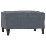 Casa si Gradina - Mobilier - Scaune si fotolii - Tabureti - Taburet, gri inchis, 70x55x41 cm, catifea - Infinity.ro
