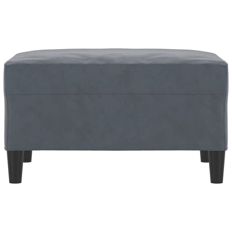 Casa si Gradina - Mobilier - Scaune si fotolii - Tabureti - Taburet, gri inchis, 70x55x41 cm, catifea - Infinity.ro