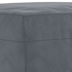 Casa si Gradina - Mobilier - Scaune si fotolii - Tabureti - Taburet, gri inchis, 70x55x41 cm, catifea - Infinity.ro