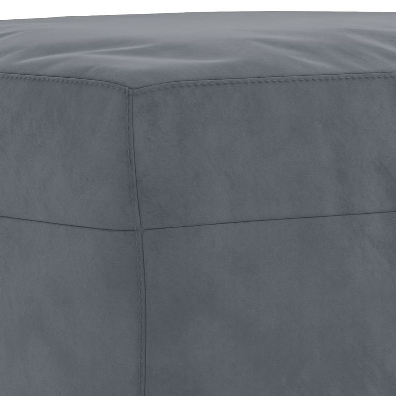 Casa si Gradina - Mobilier - Scaune si fotolii - Tabureti - Taburet, gri inchis, 70x55x41 cm, catifea - Infinity.ro
