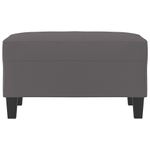Casa si Gradina - Mobilier - Scaune si fotolii - Tabureti - Taburet, gri, 70x55x41 cm, piele ecologica - Infinity.ro