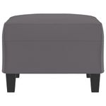 Casa si Gradina - Mobilier - Scaune si fotolii - Tabureti - Taburet, gri, 70x55x41 cm, piele ecologica - Infinity.ro