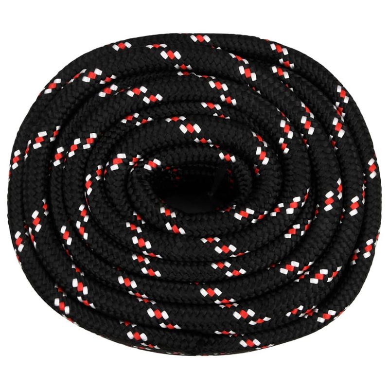 Casa si Gradina - Constructii - Feronerie si accesorii - Sfoara si lanturi - Franghie de barca, negru, 20 mm, 25 m, polipropilena - Infinity.ro