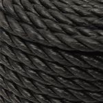 Casa si Gradina - Constructii - Feronerie si accesorii - Sfoara si lanturi - Franghie de lucru, negru, 20 mm, 100 m, polipropilena - Infinity.ro