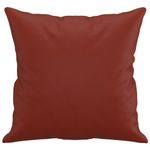 Casa si Gradina - Textile si covoare - Perne si pilote - Perne decorative - Perne decorative, 2 buc., rosu vin, 40x40 cm, piele ecologica - Infinity.ro