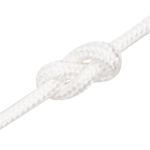 Casa si Gradina - Constructii - Feronerie si accesorii - Sfoara si lanturi - Franghie de barca, alb complet, 6 mm, 100 m, polipropilena - Infinity.ro