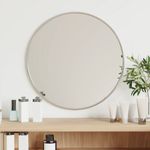 Casa si Gradina - Decoratiuni - Oglinzi - Oglinda de perete rotunda, argintiu, Ø 40 cm - Infinity.ro