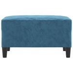 Casa si Gradina - Mobilier - Scaune si fotolii - Tabureti - Taburet, albastru, 70x55x41 cm, catifea - Infinity.ro