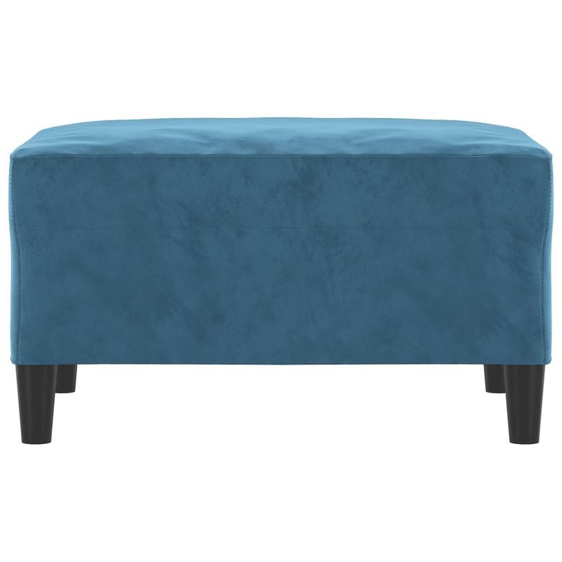 Casa si Gradina - Mobilier - Scaune si fotolii - Tabureti - Taburet, albastru, 70x55x41 cm, catifea - Infinity.ro