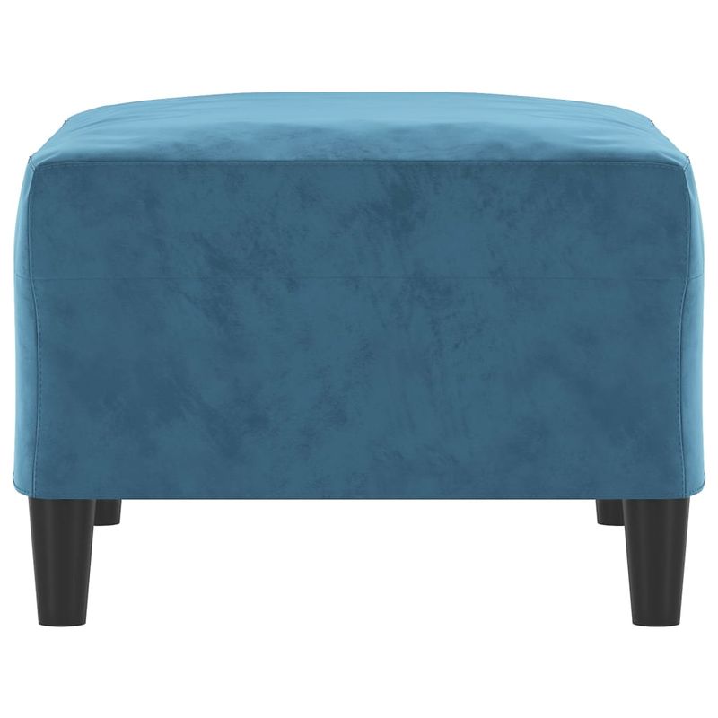 Casa si Gradina - Mobilier - Scaune si fotolii - Tabureti - Taburet, albastru, 70x55x41 cm, catifea - Infinity.ro