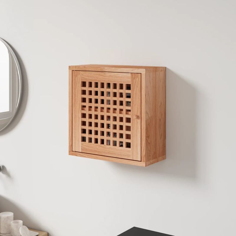 Casa si Gradina - Mobilier - Dulapuri si sifoniere - Dulapuri - Dulap de perete, 42x18x42 cm, lemn masiv de nuc - Infinity.ro