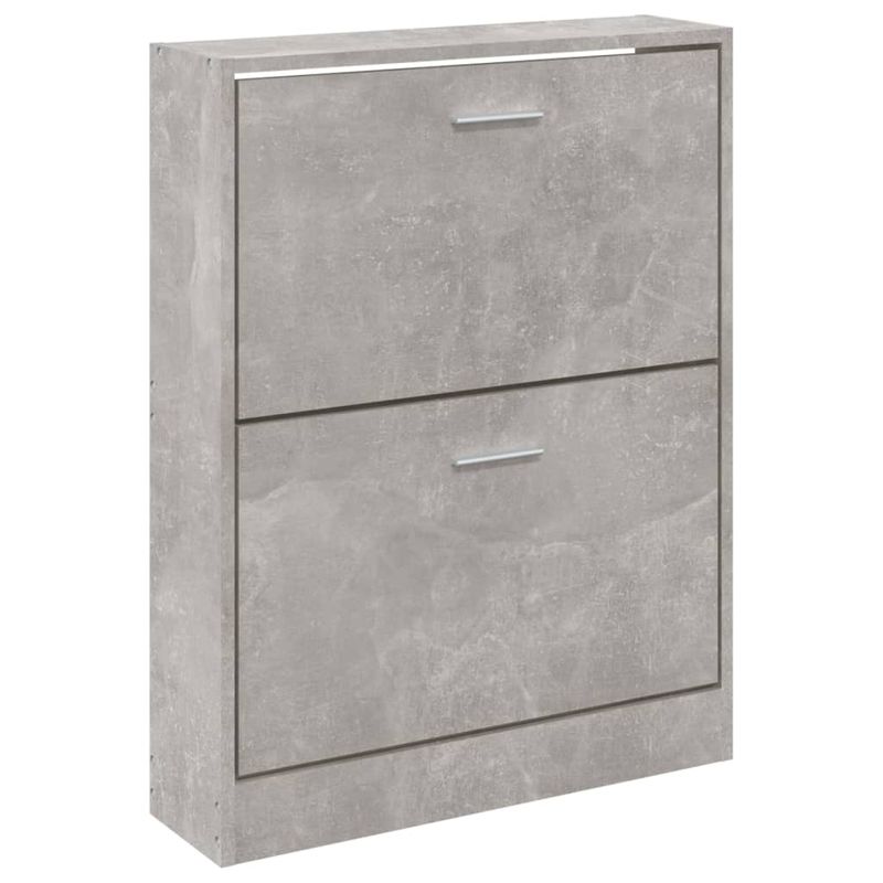 Casa si Gradina - Mobilier - Organizare si depozitare - Organizator incaltaminte - Pantofar, gri beton, 59x17x81 cm, lemn compozit - Infinity.ro