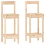 Casa si Gradina - Mobilier - Seturi de mobilier - Seturi bucatarie - Set mobilier de bar, 3 piese, lemn masiv de pin - Infinity.ro