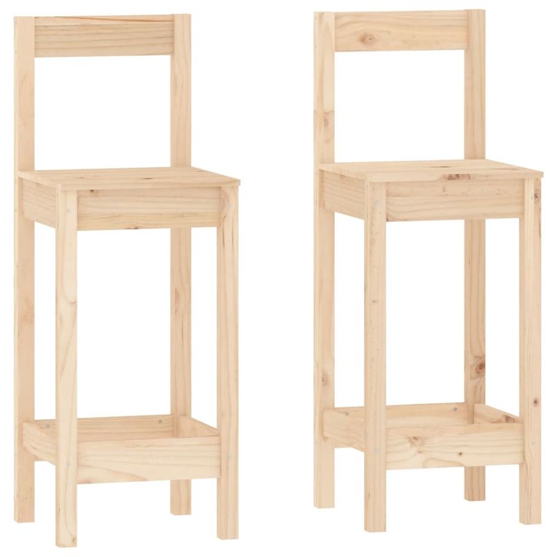Casa si Gradina - Mobilier - Seturi de mobilier - Seturi bucatarie - Set mobilier de bar, 3 piese, lemn masiv de pin - Infinity.ro