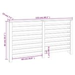 Casa si Gradina - Termice - Calorifere si accesorii - Accesorii calorifere - Masca pentru calorifer, 153x19x84 cm, lemn masiv de pin - Infinity.ro