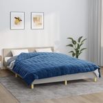 Casa si Gradina - Textile si covoare - Pături și cuverturi - Pături - Patura grea, albastru, 200x230 cm, 13 kg, material textil - Infinity.ro