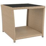 Casa si Gradina - Gradina si terasa - Mobilier exterior - Seturi mobila gradina - Set sezlonguri gradina, 3 piese, bej, poliratan și otel, model 2x scaun + masă - Infinity.ro