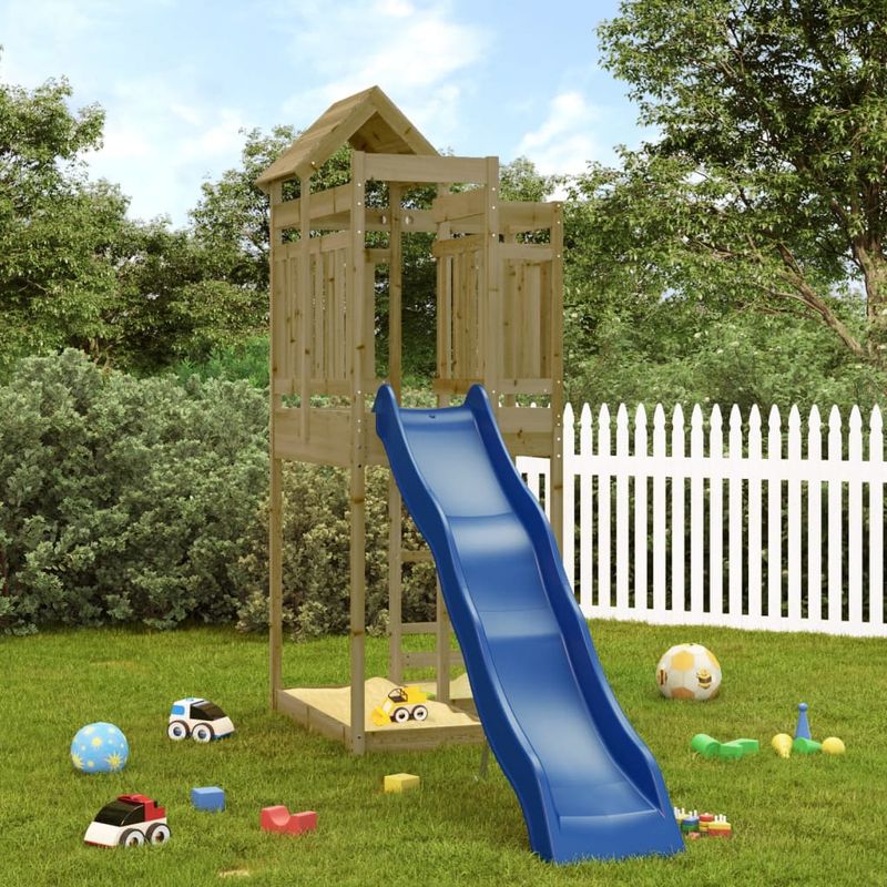 Jucarii, Copii si Bebe - Jucarii si jocuri - Jucarii de exterior - Spatii de joaca si accesorii - Set de joaca pentru exterior, lemn de pin impregnat - Infinity.ro