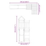 Jucarii, Copii si Bebe - Jucarii si jocuri - Jucarii de exterior - Spatii de joaca si accesorii - Set de joaca pentru exterior, lemn de pin impregnat - Infinity.ro