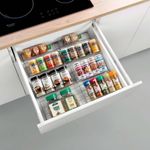 Casa si Gradina - Bucatarie si vesela - Ustensile bucatarie - Rasnite si dozatoare condimente - Metaltex Raft extensibil pentru condimente pe 4 niveluri X-Pand 2 buc. - Infinity.ro