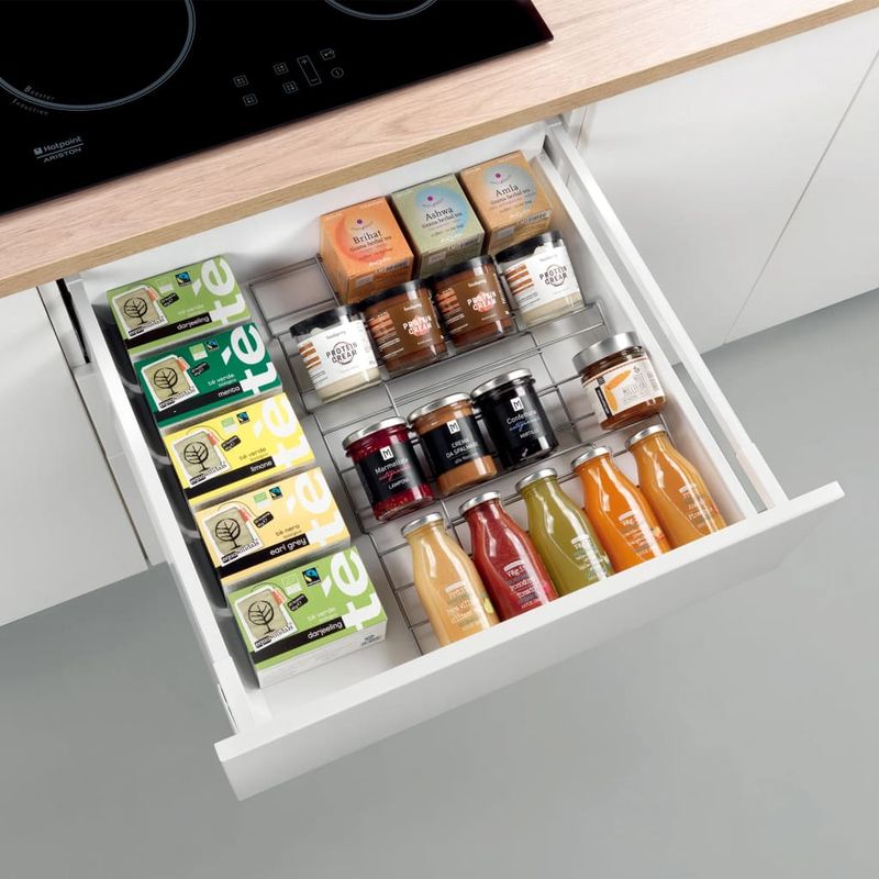 Casa si Gradina - Bucatarie si vesela - Ustensile bucatarie - Rasnite si dozatoare condimente - Metaltex Raft extensibil pentru condimente pe 4 niveluri X-Pand 2 buc. - Infinity.ro