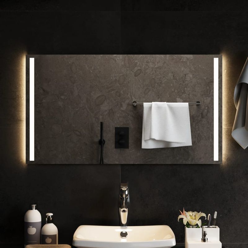 Casa si Gradina - Decoratiuni - Oglinzi - Oglinda de baie cu LED, 90x50 cm - Infinity.ro